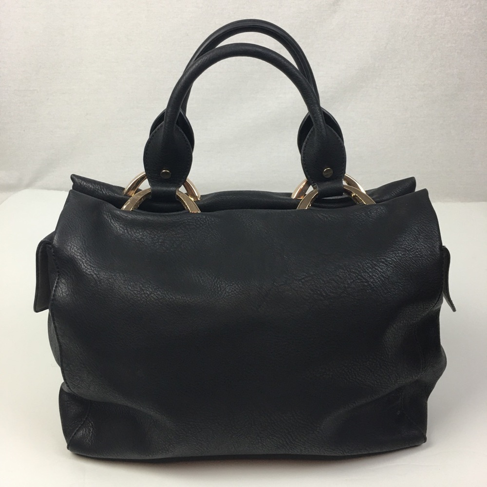 Brand New Black Faux Leather Handbag